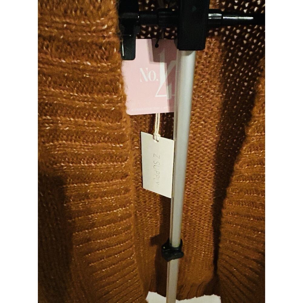 NWT Z Supply Raelyn Oversized Cardigan in Whiskey Women's size S - Picture 3 of 7